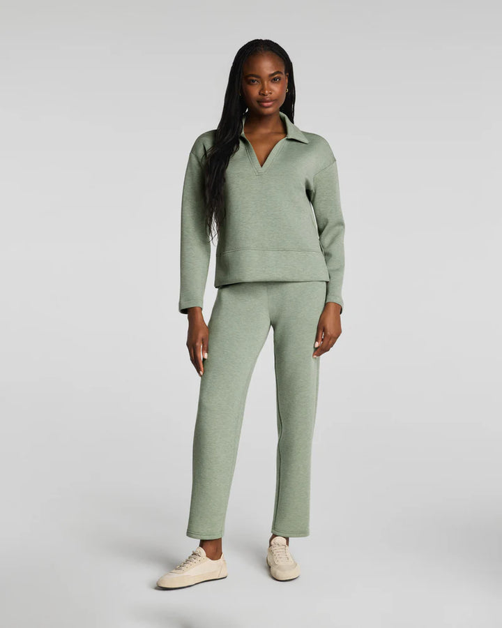 Slim Straight Pant (Sage Brush Heather)