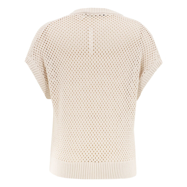 Hana Zip Cardigan (Bonita Beige)