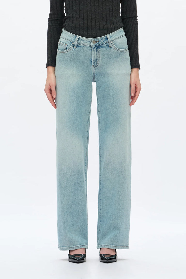 Low Rise Jeans  (Light Blue)