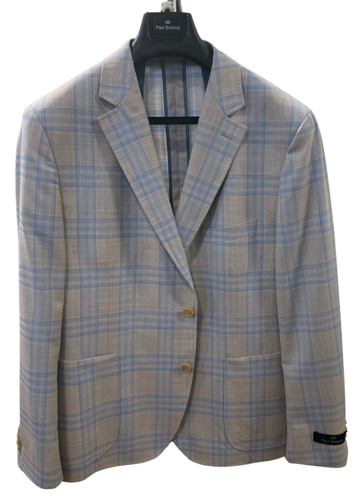 Layton Sport Coat (Blue Plaid)