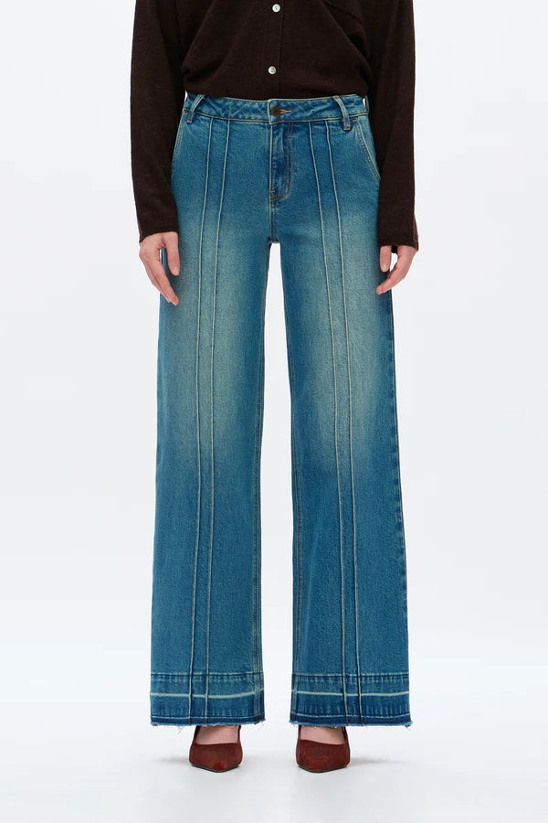 Mid Rise Jeans (Medium Blue)