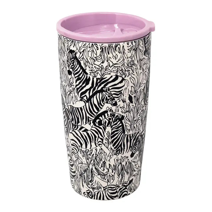 Stainless Steel Thermal Mug (Zebra)