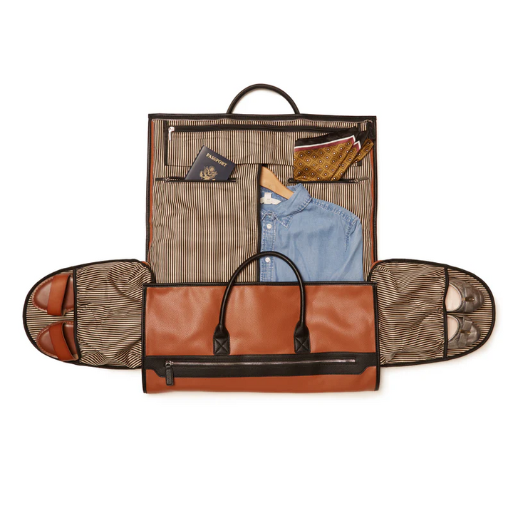 Sienna 2-n-1 Garment Bag (Chestnut)