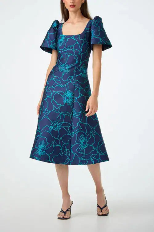 Valla Dress (Tidewater Teal)
