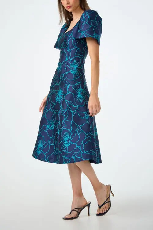 Valla Dress (Tidewater Teal)