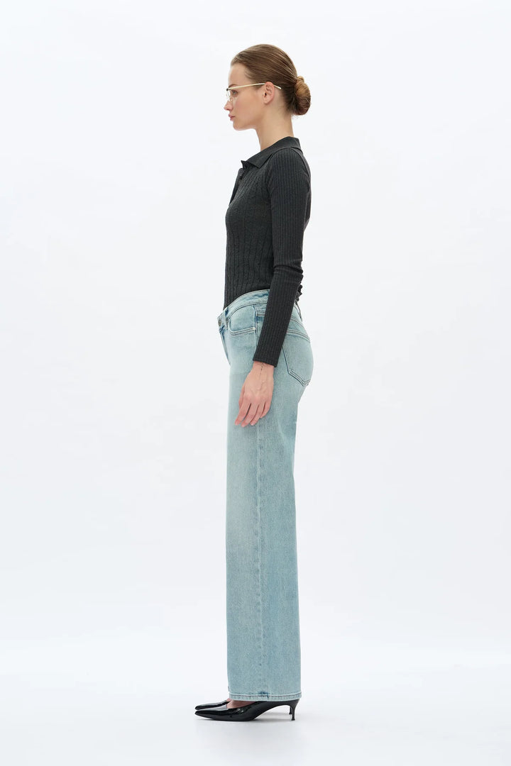 Low Rise Jeans  (Light Blue)