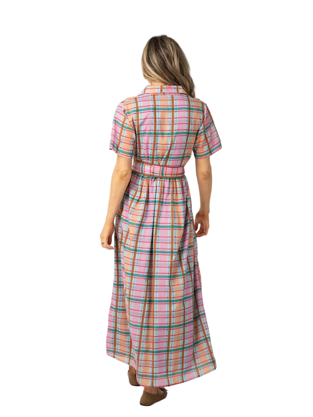 Elle Maxi Dress (Lenox Plaid)