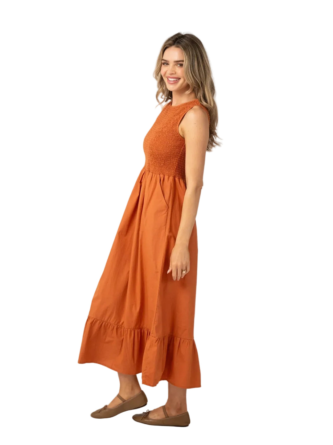 Margot Dress (Persimmon)