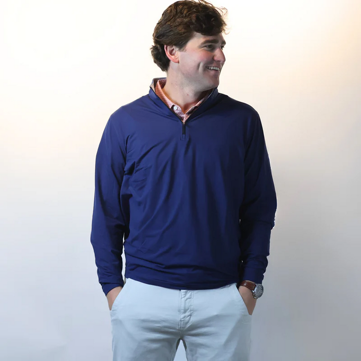 Performance Quarterzip (Navy)