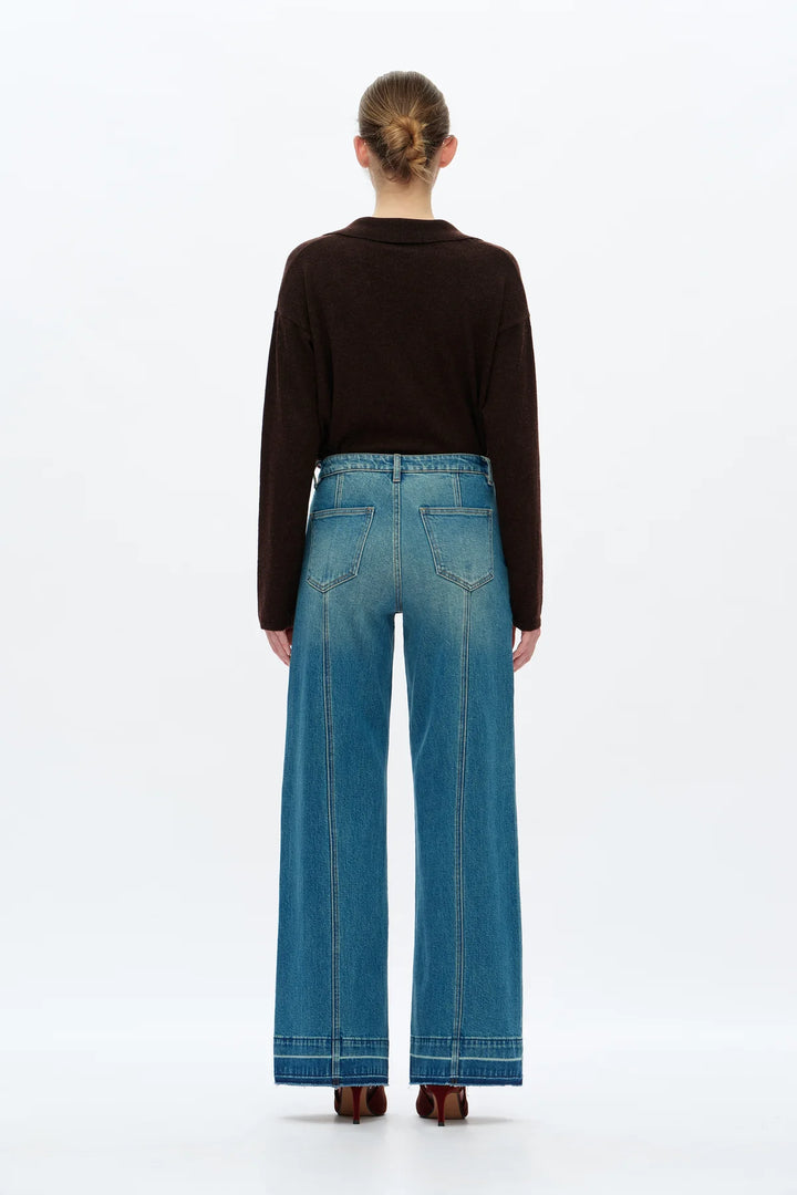 Mid Rise Jeans (Medium Blue)