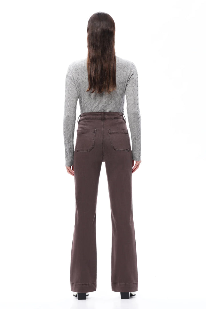 Super High Rise Bootcut (Chocolate)