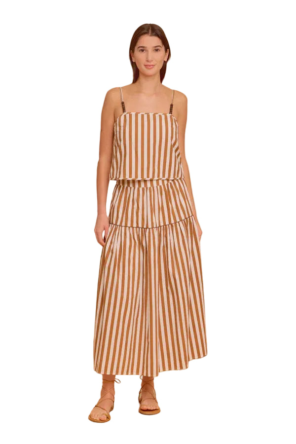 Quinn Skirt (Tuck Stripes)