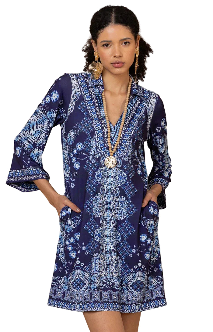 Zella Dress (Navy)
