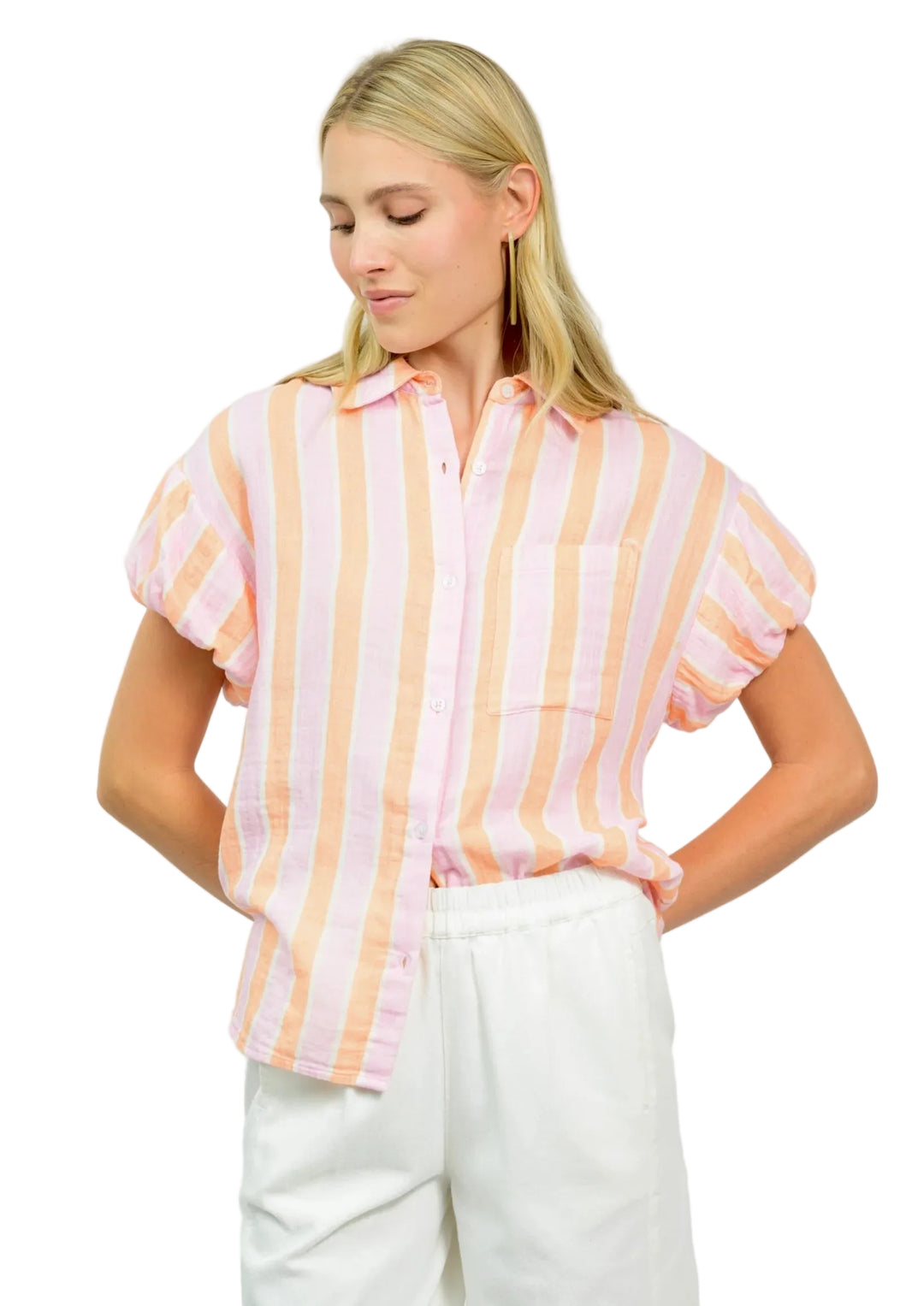 Striped Set (Pink/Tangerine)