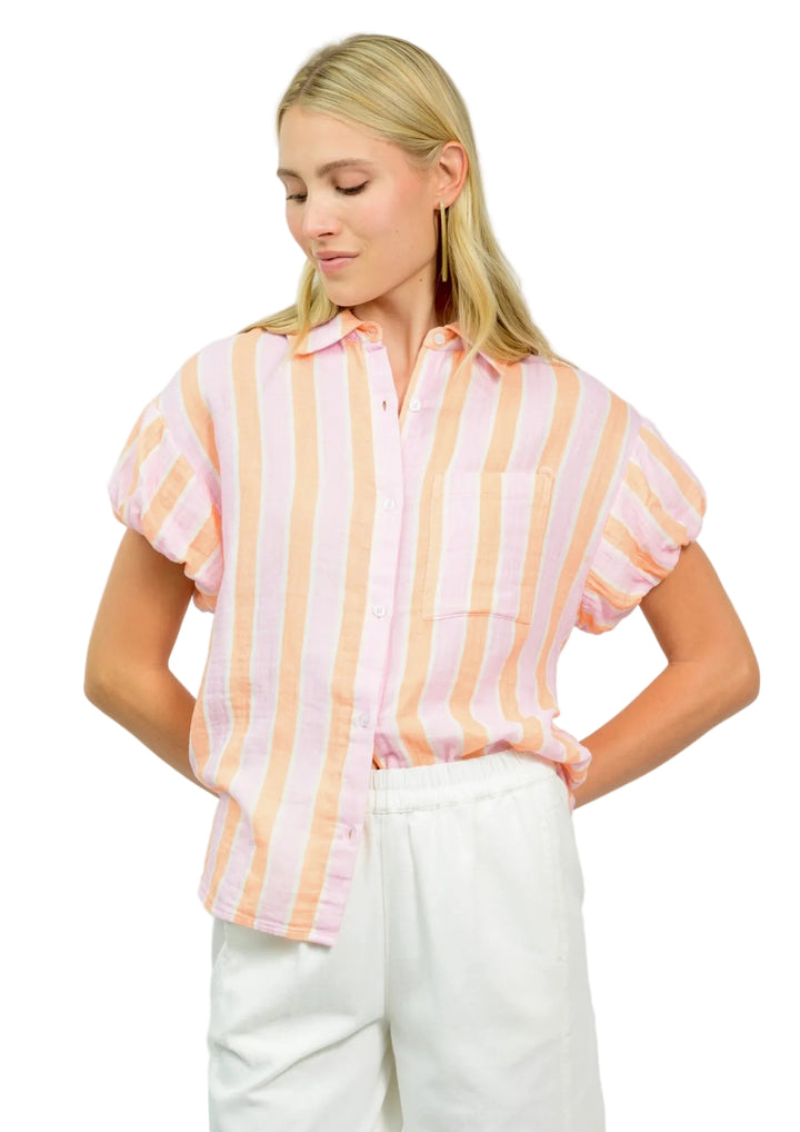 Striped Set (Pink/Tangerine)
