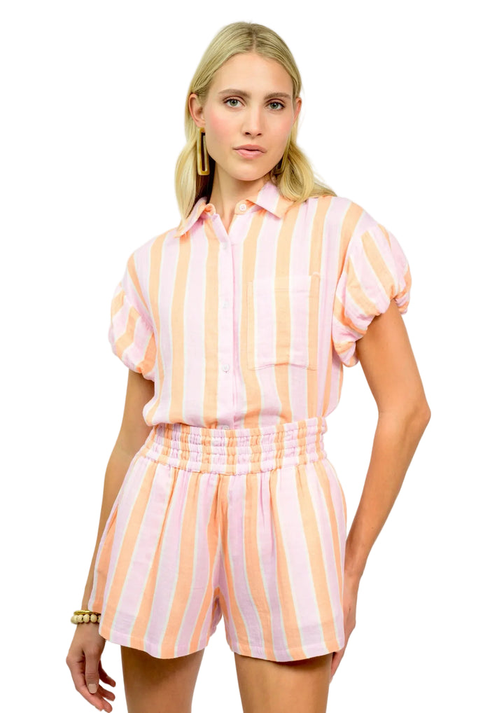 Striped Set (Pink/Tangerine)