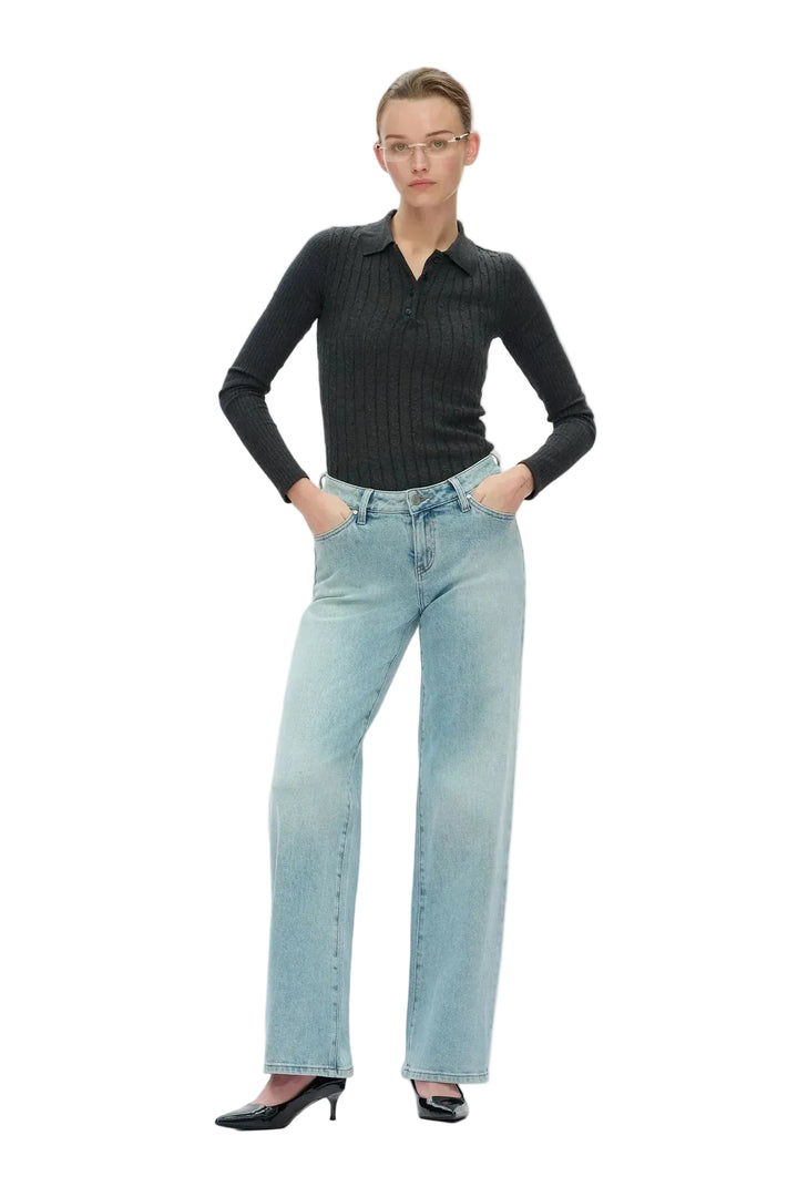 Low Rise Jeans  (Light Blue)