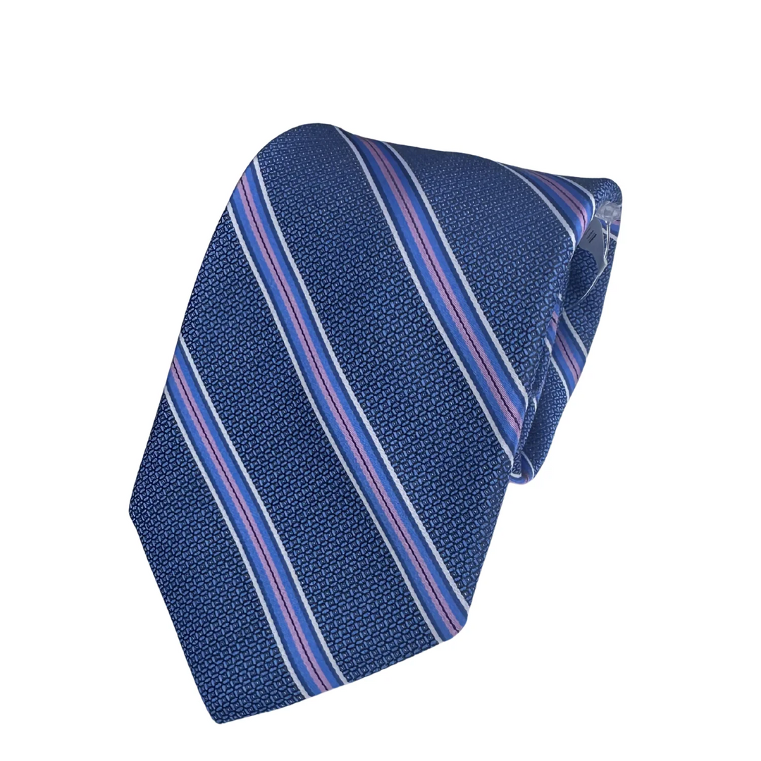 Edward Stripes Tie (Light Blue)