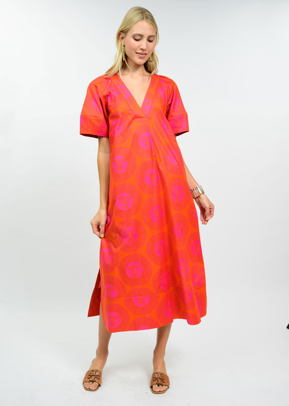 Here Comes the Sun Dress (Hot Pink)