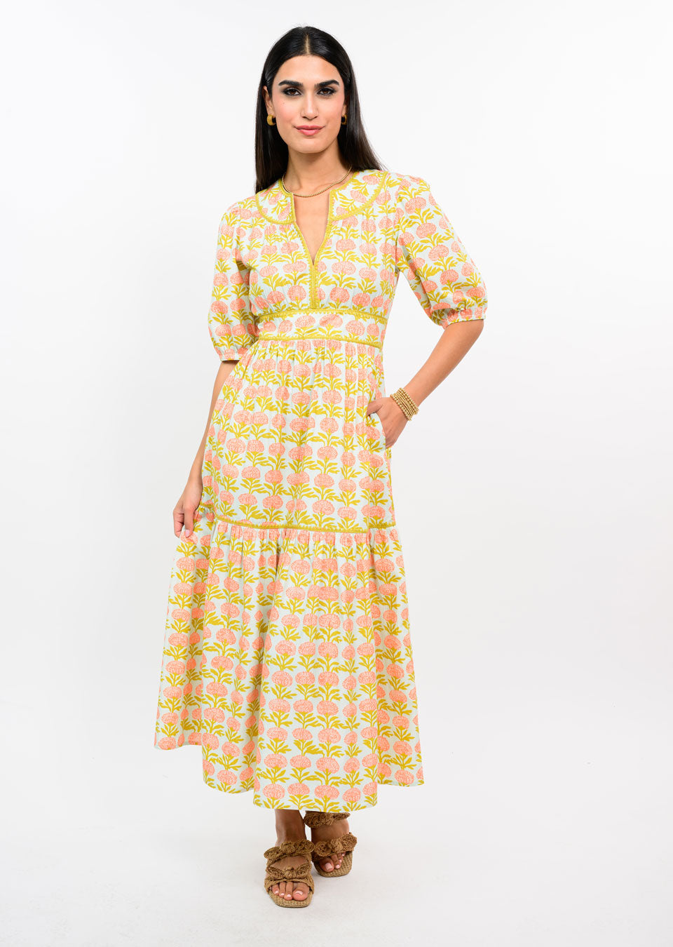 Mums the Word Dress (Aqua)
