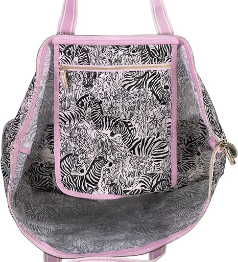 Packable Tote (Zebra)