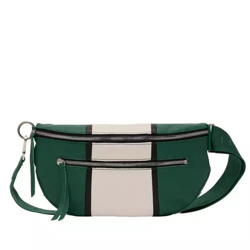 Charles Crossbody Large (Clubhouse Stripe/Silver)
