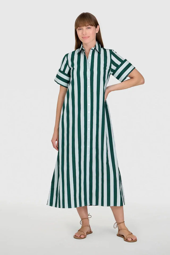 Gibbons Dress (Dunlin Stripes)