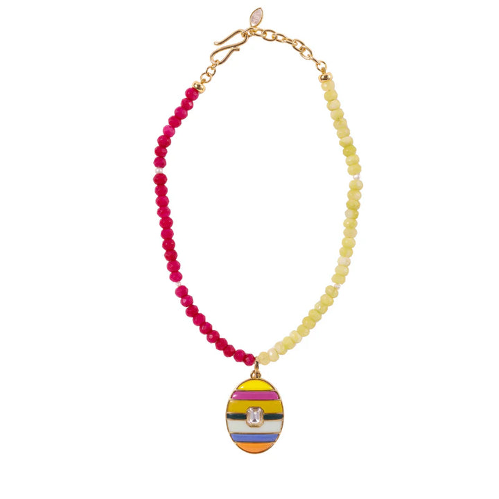 Amaya Necklace (Pink Multi)