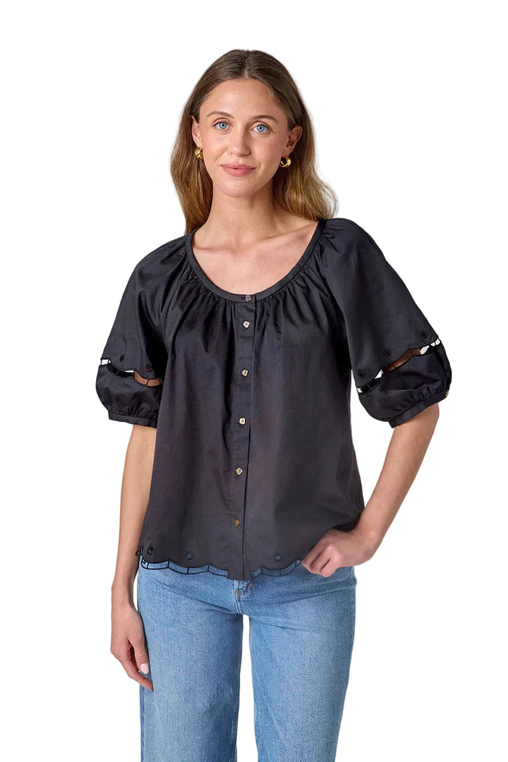 Crosby Perrie Top (Black)