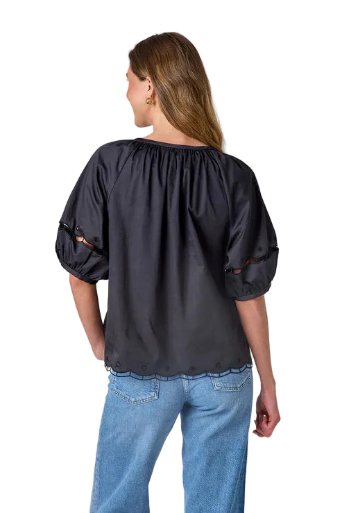Crosby Perrie Top (Black)