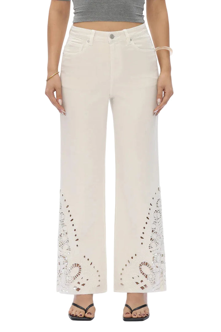 Paris High Rise Straight (Off White)