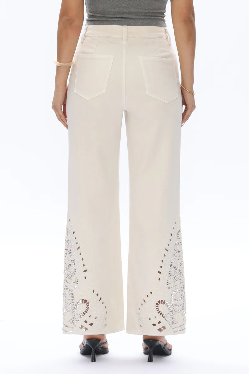 Paris High Rise Straight (Off White)