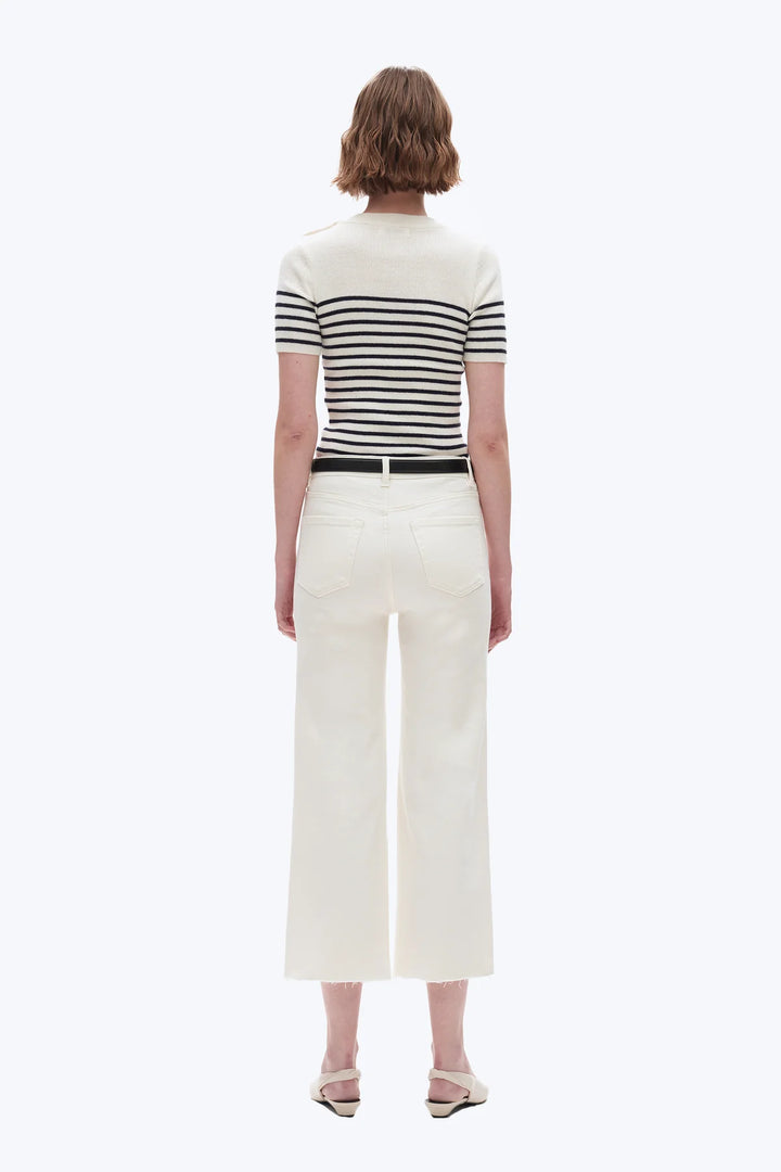 High Rise Wide Leg (White)