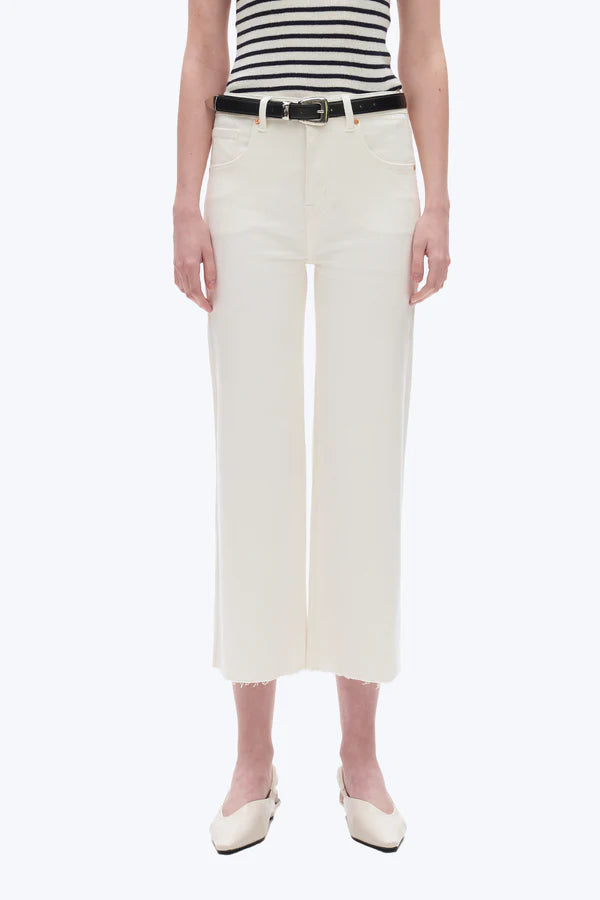 High Rise Wide Leg (White)