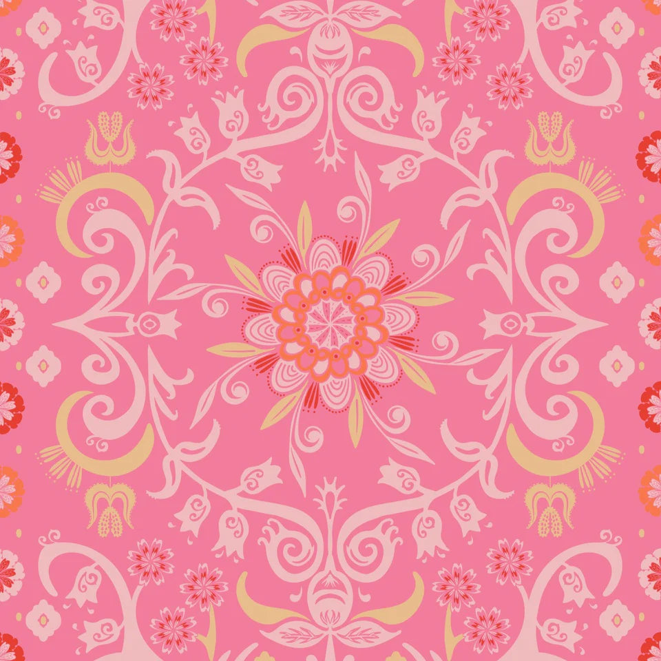 Dunaway Dress (Island Bougainvilla)