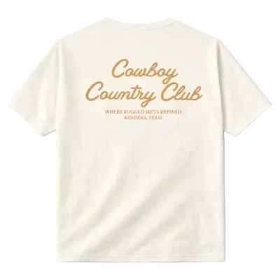 Club Script Tee (Burnt)