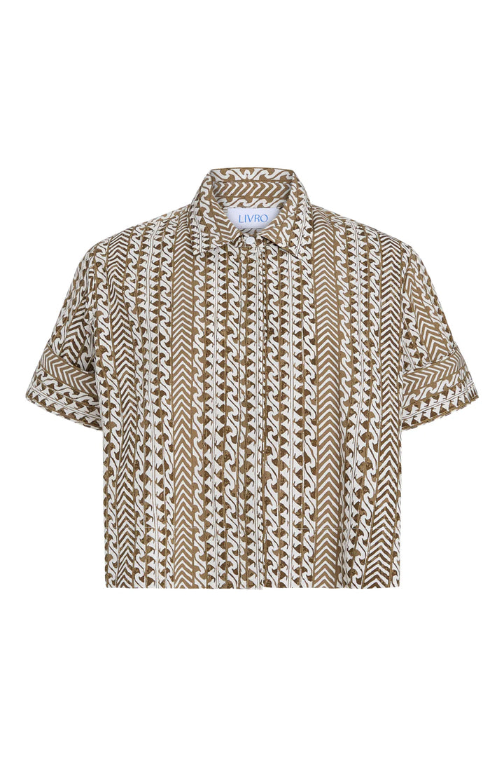 Club Shirt + Pool Short Set (Driftwood)