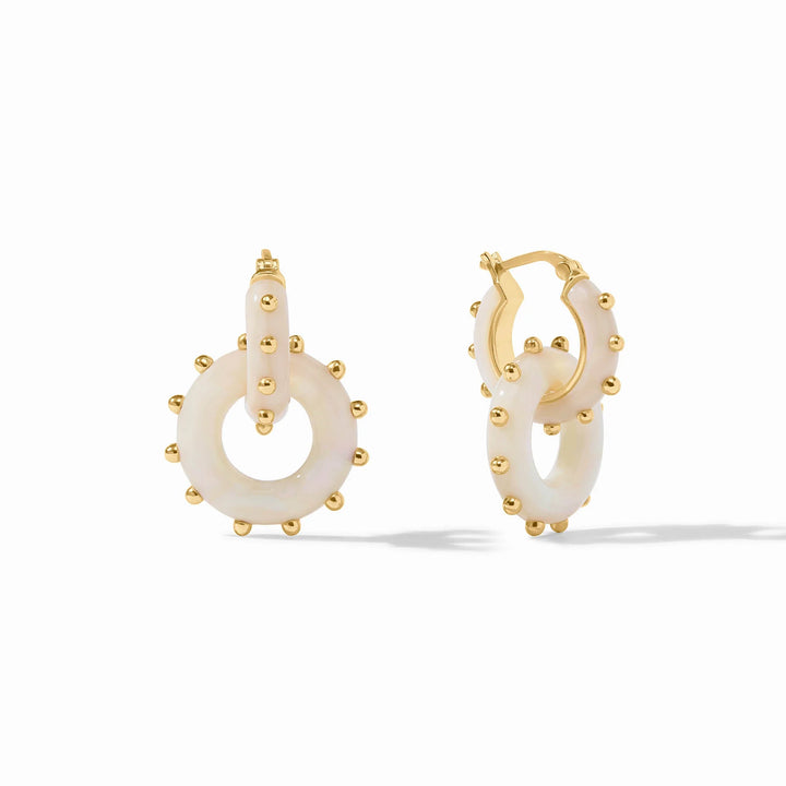 Colette 2-in-1 Earring (Alabaster)
