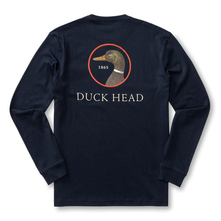 Duck Head Logo T-Shirt  (Deep Navy)