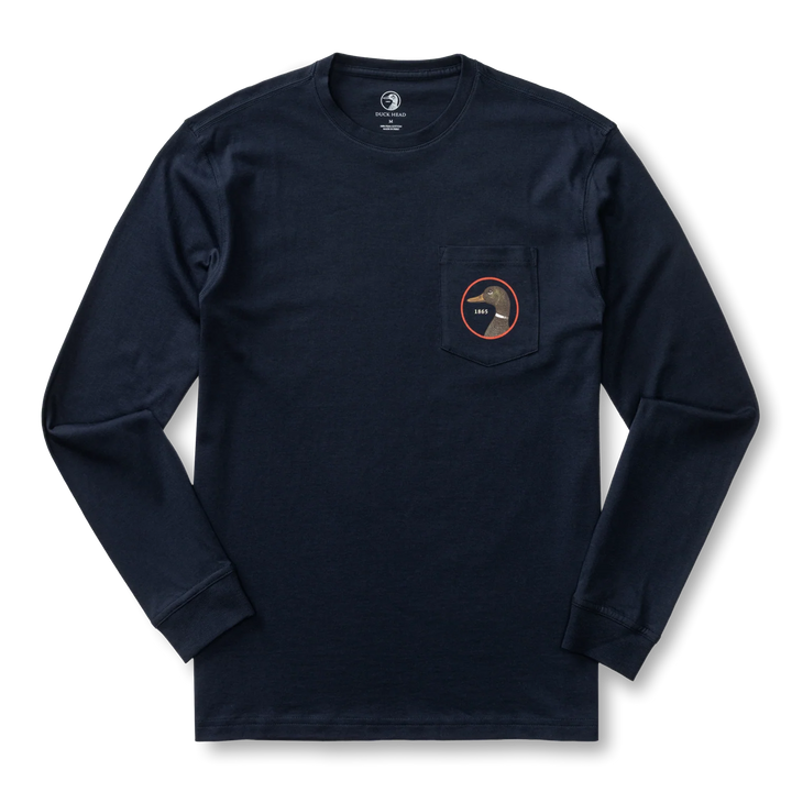 Duck Head Logo T-Shirt  (Deep Navy)