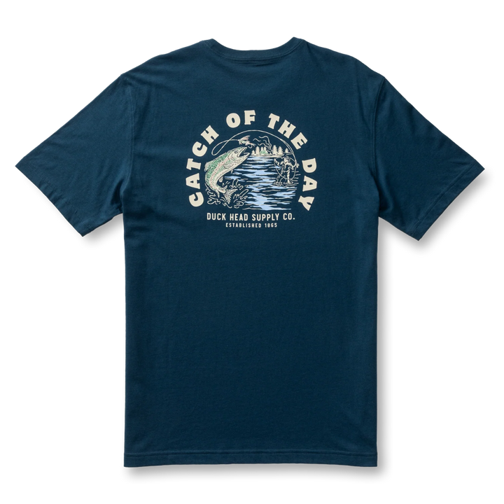 Catch of the Day T-Shirt (Mallard Blue)