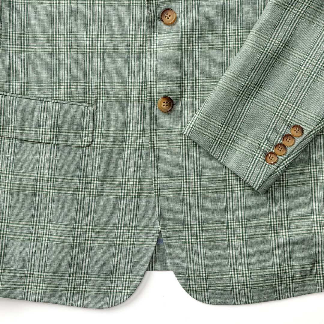 Langdon Plaid Sport Coat (Hunter Green)