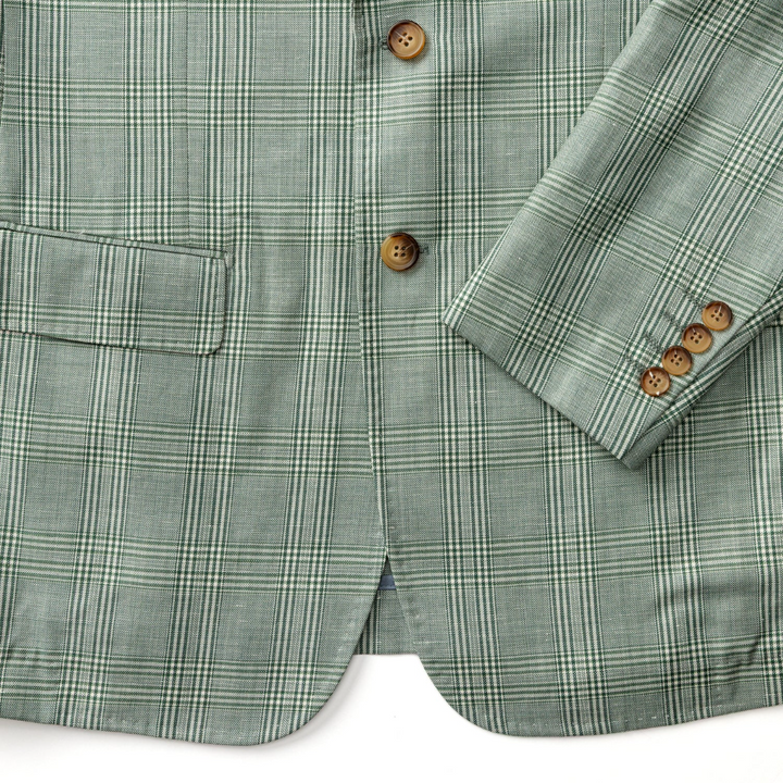 Langdon Plaid Sport Coat (Hunter Green)