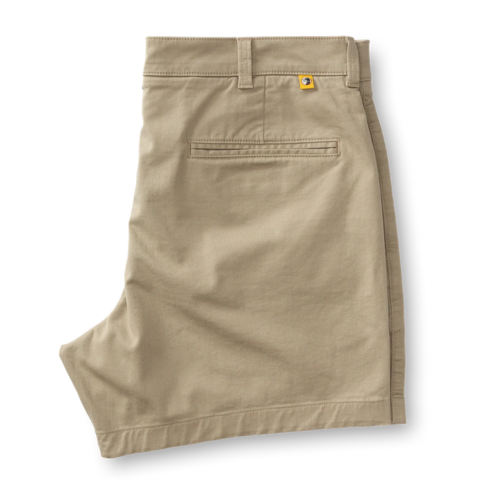 5 in Gold School Short (Khaki)