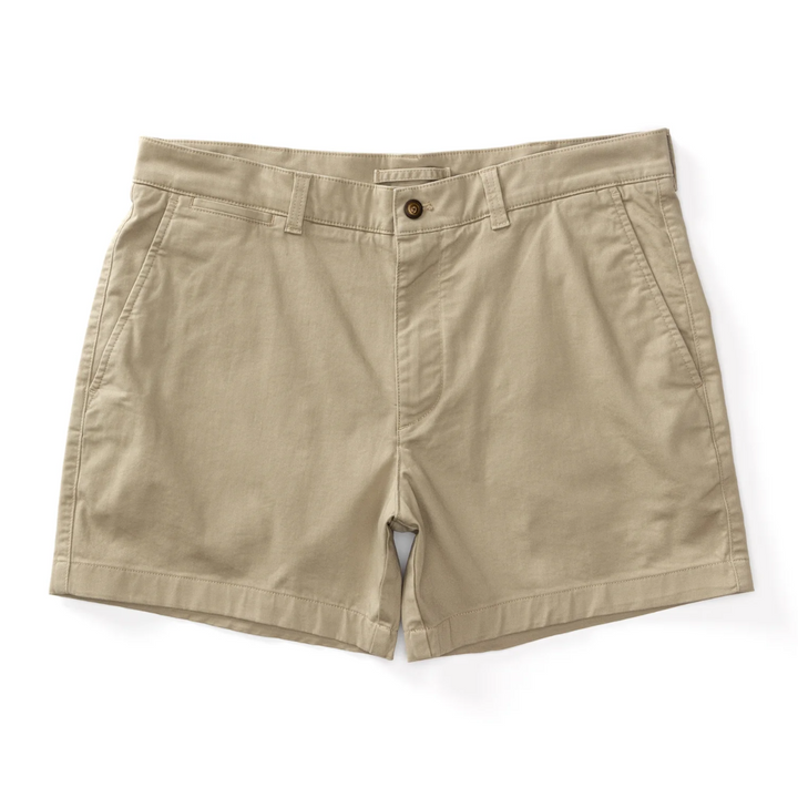 5 in Gold School Short (Khaki)