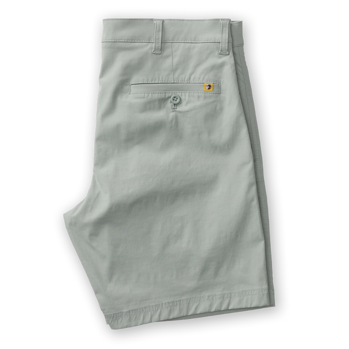 8 in Harbor Perf Short (Quarry Grey)