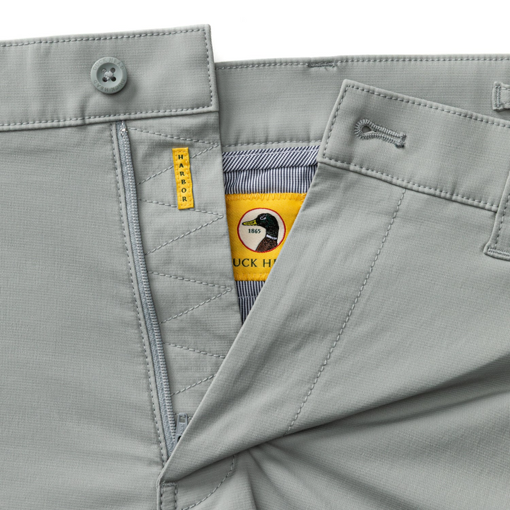 8 in Harbor Perf Short (Quarry Grey)
