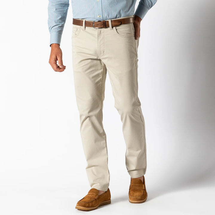 Pinpoint Canvas Five-Pocket (Stone)