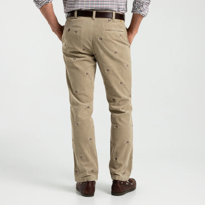Bradbury Wide-Wale Corduroy Chino (Khaki)