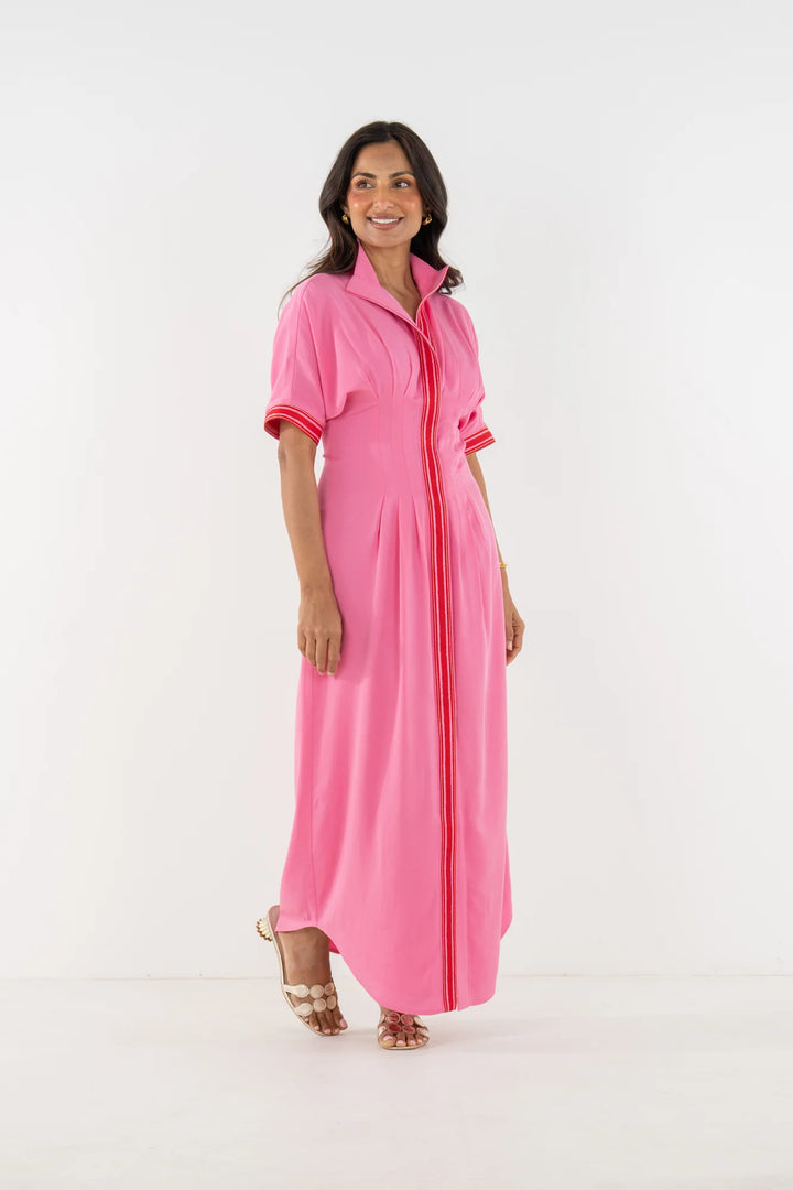 Georgia Dress (Pink Carnation)